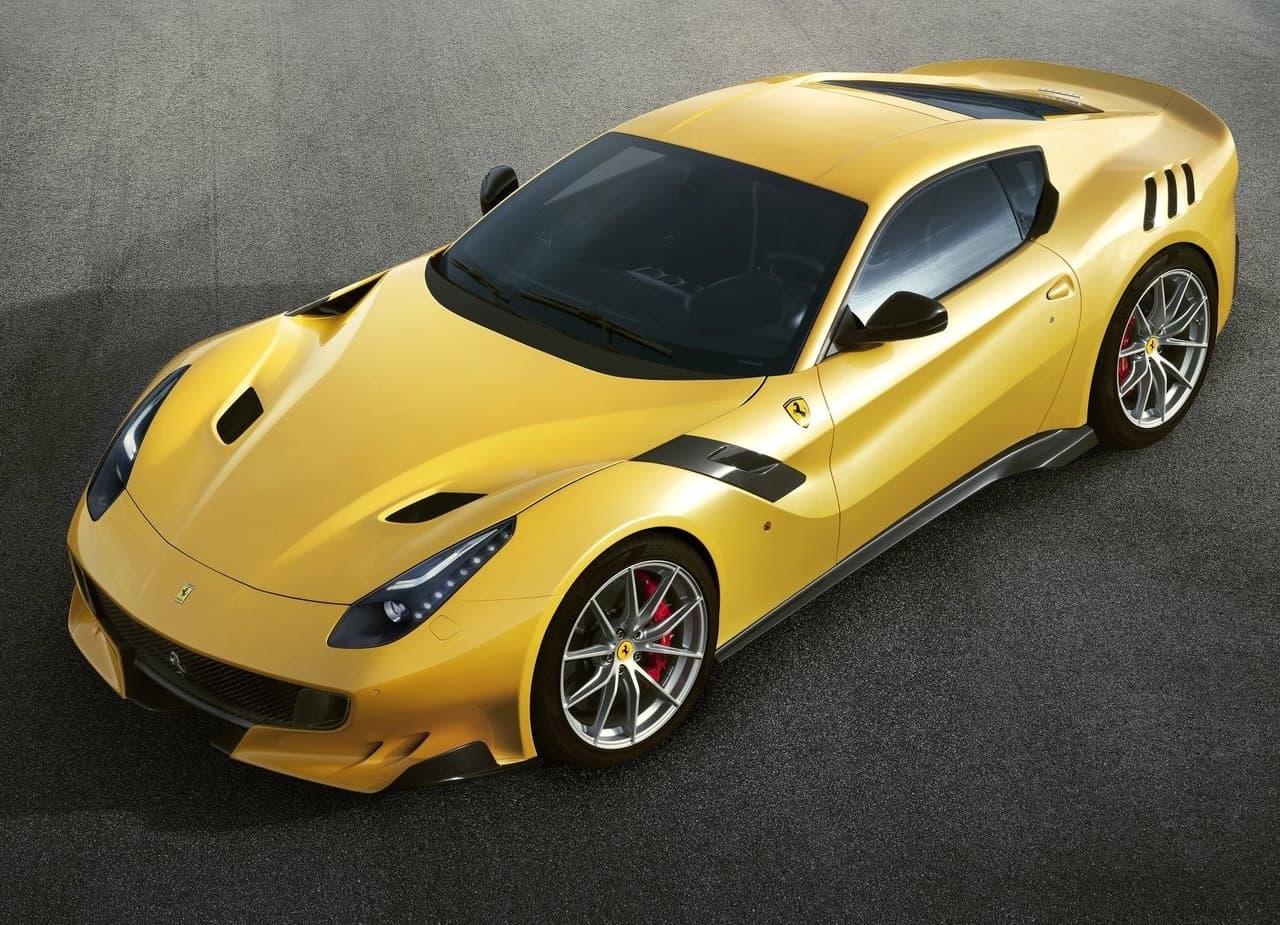 Ferrari F12 TDF top view